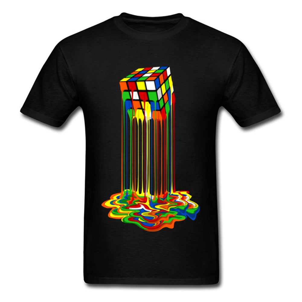 Rubik's cube printed T-Shirts